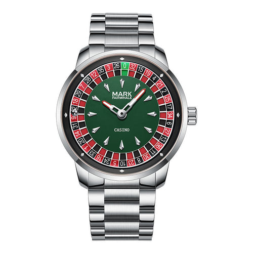 Rouletto™ Casino Watch – Elegancki Zegarek Unisex z Motywem Ruletki